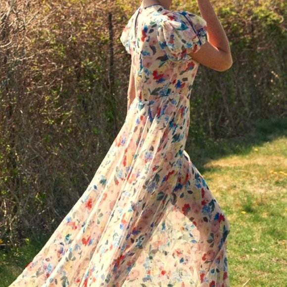 Doen Dresses & Skirts - DÔEN (Doen) Floret Dress in Fleur Du Matin (Size Medium, Multicolor Floral)